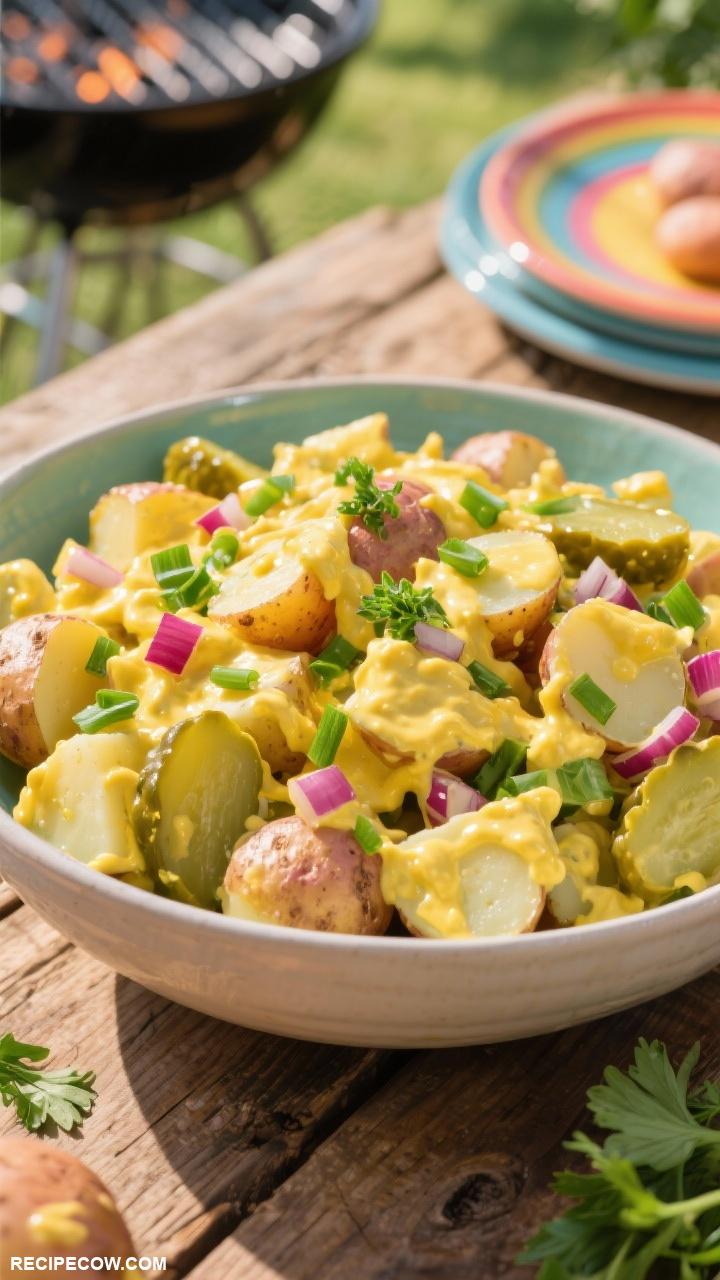 BBQ sides Potato Salad with Mustard