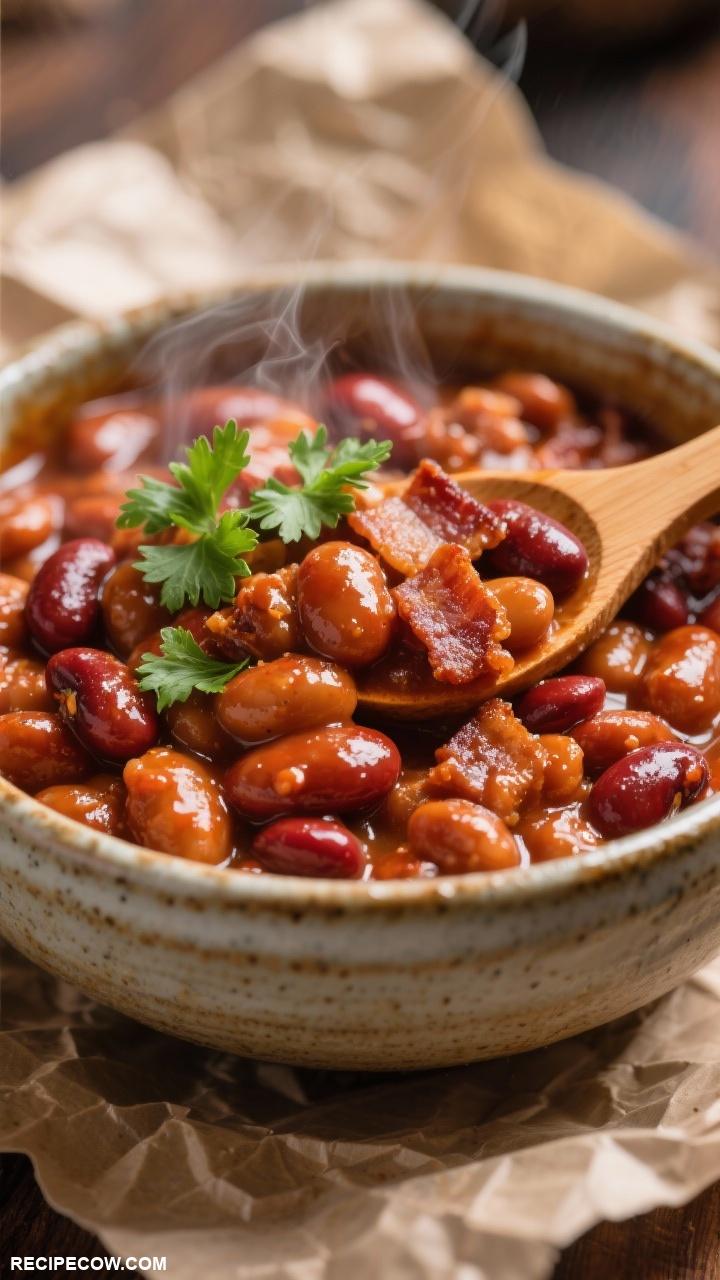 BBQ sides Spicy Baked Beans