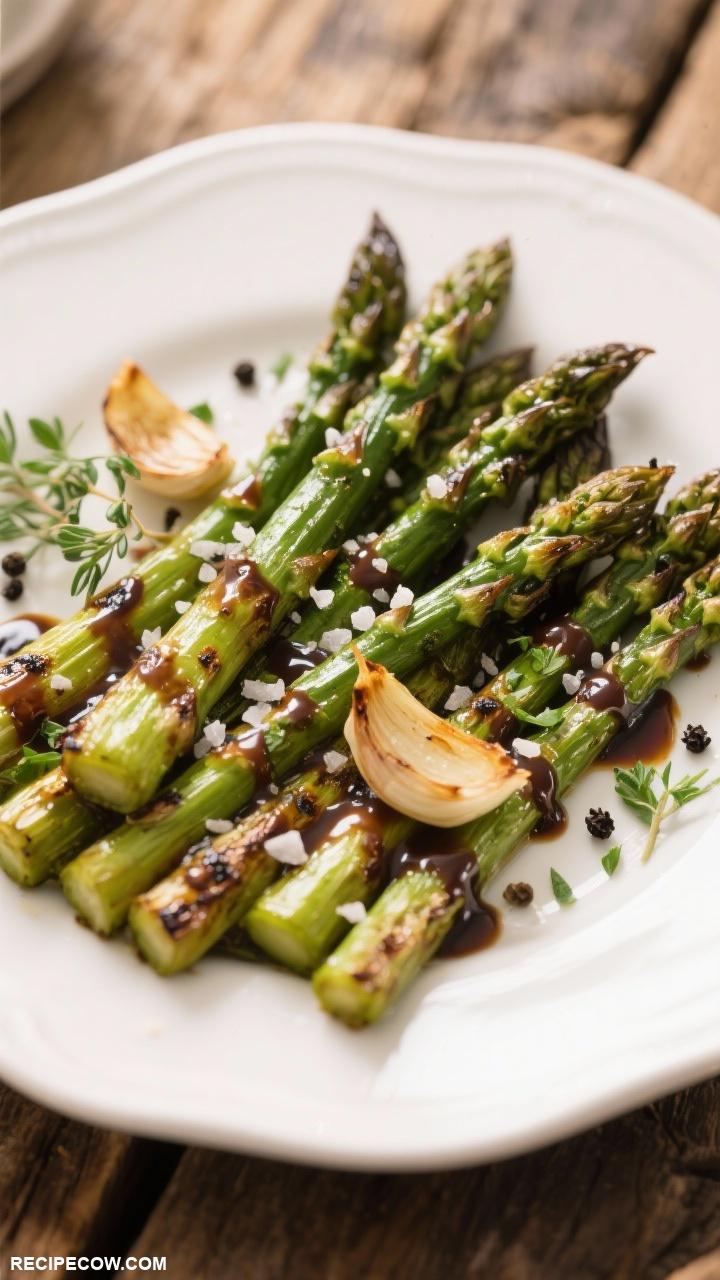 Vegetable sides Balsamic Roasted Asparagus