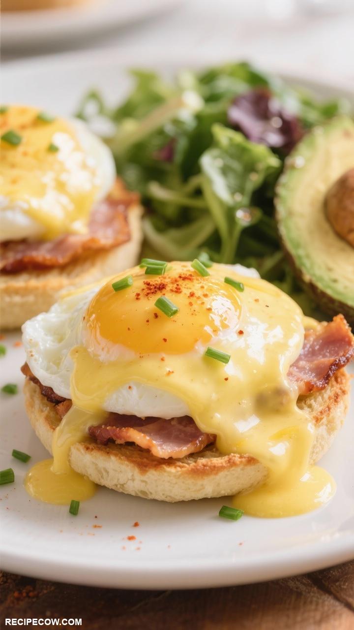 brunch foods Classic Eggs Benedict with Hollandaise