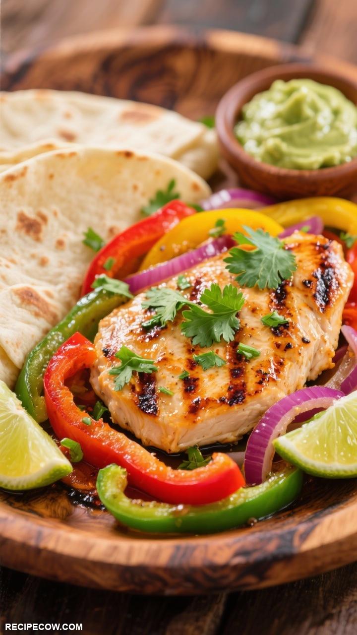 chicken breast recipes Cilantro Lime Chicken Fajitas