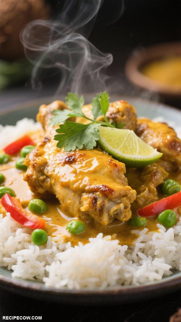 chicken thigh recipes Coconut Curry Chicken Thighs