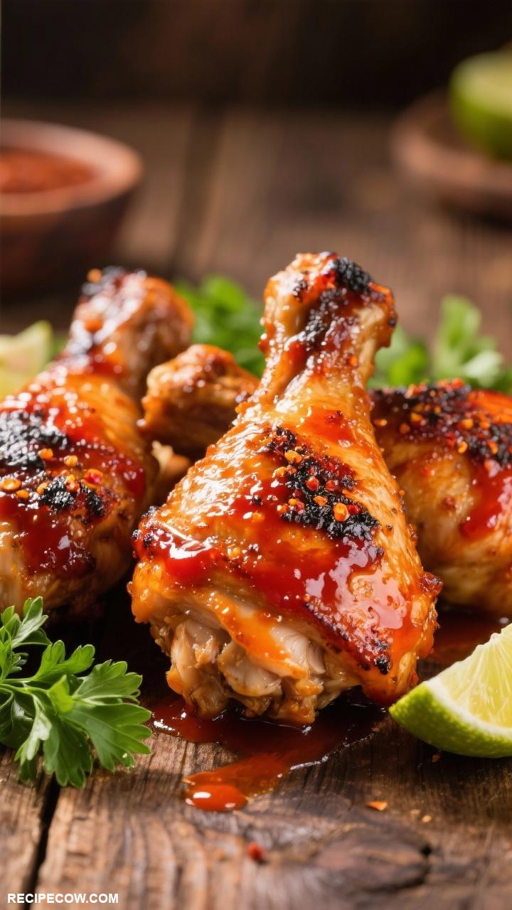 chicken thigh recipes Spicy BBQ Chicken Thighs