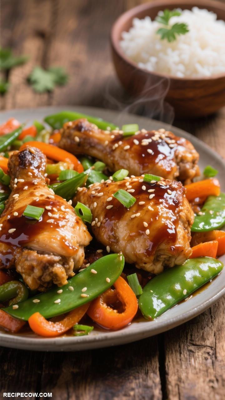 chicken thigh recipes Teriyaki Chicken Thighs Stir Fry