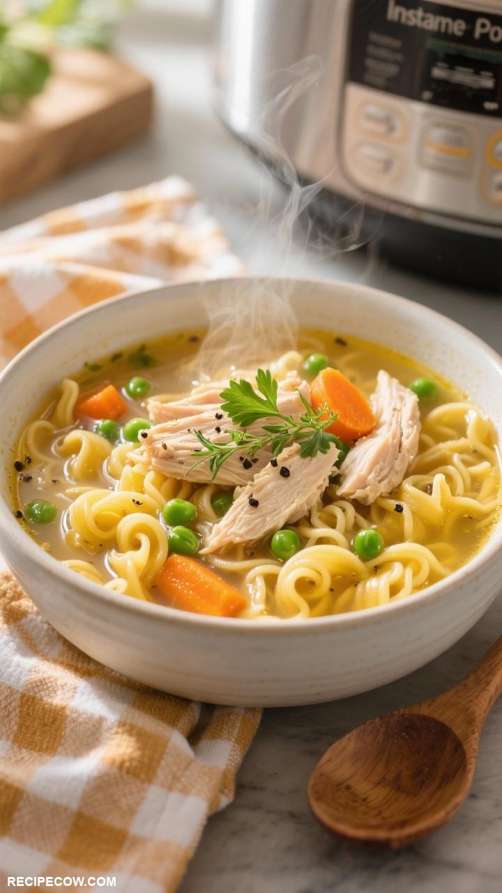 easy weeknight dinners Instant Pot Chicken Noodle Soup