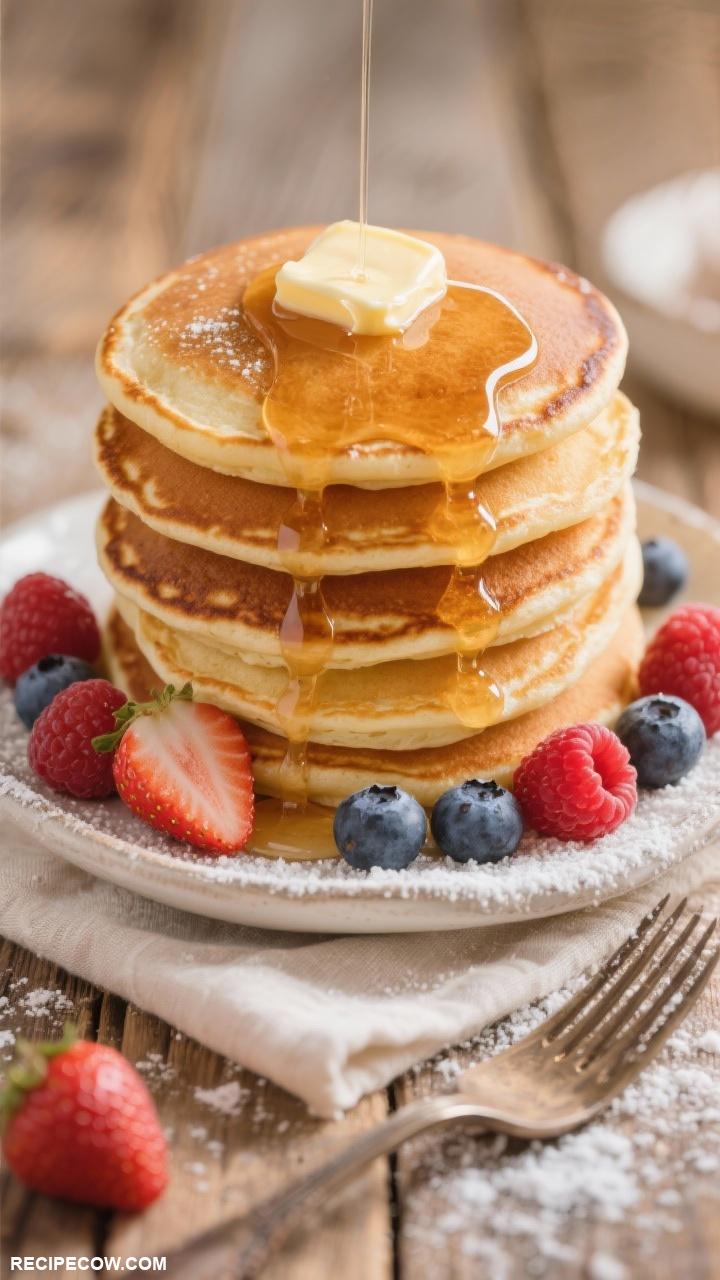 electric skillet meals Classic Pancakes with Maple Syrup