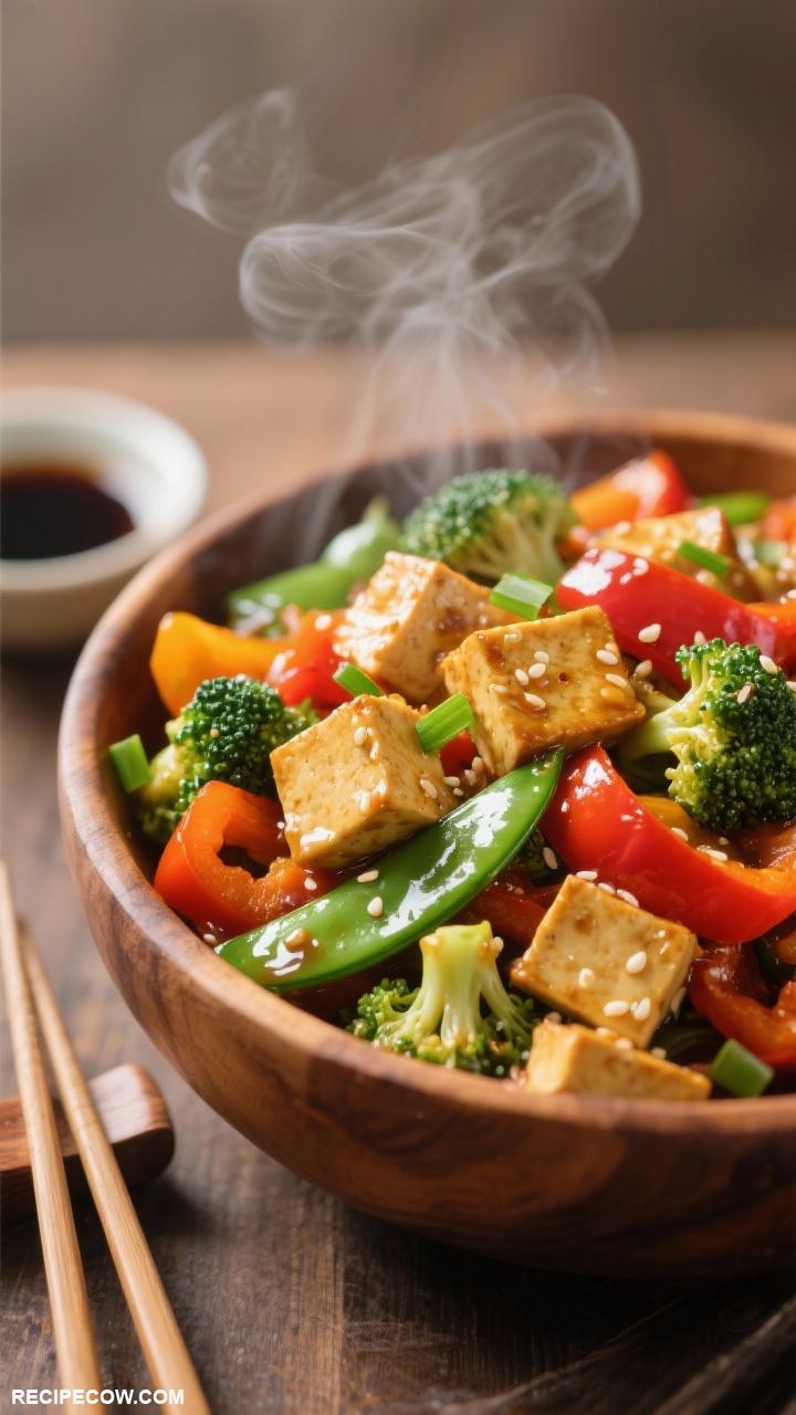 electric skillet meals Vegetable Stir Fry with Tofu
