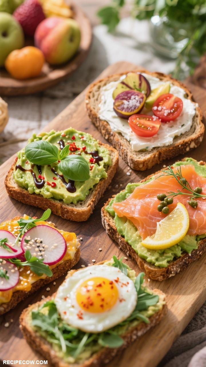 family brunch ideas Avocado Toast Variations