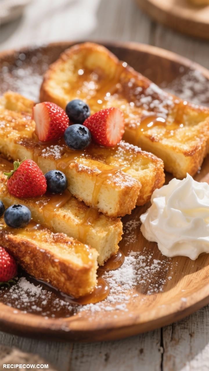family brunch ideas Crispy French Toast Sticks