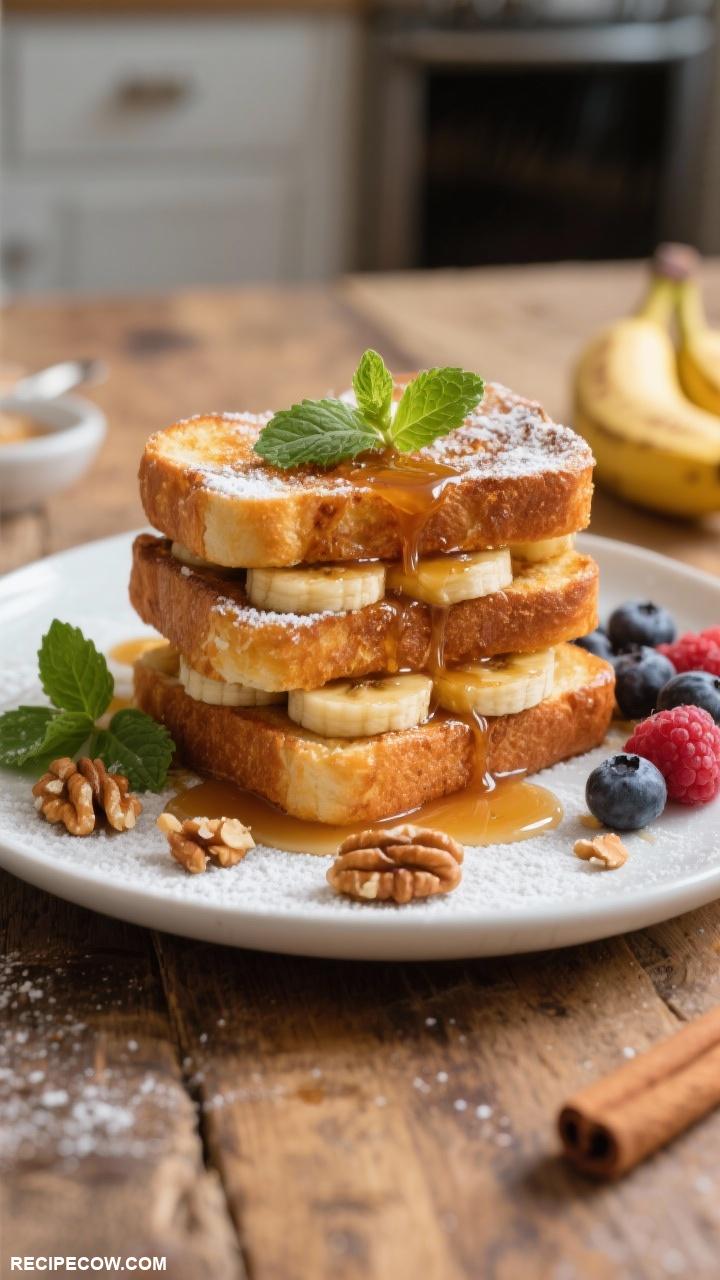 griddle cooking recipes Cinnamon Banana French Toast