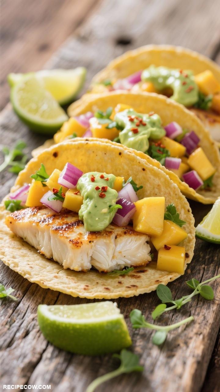 grill recipes Zesty Grilled Fish Tacos