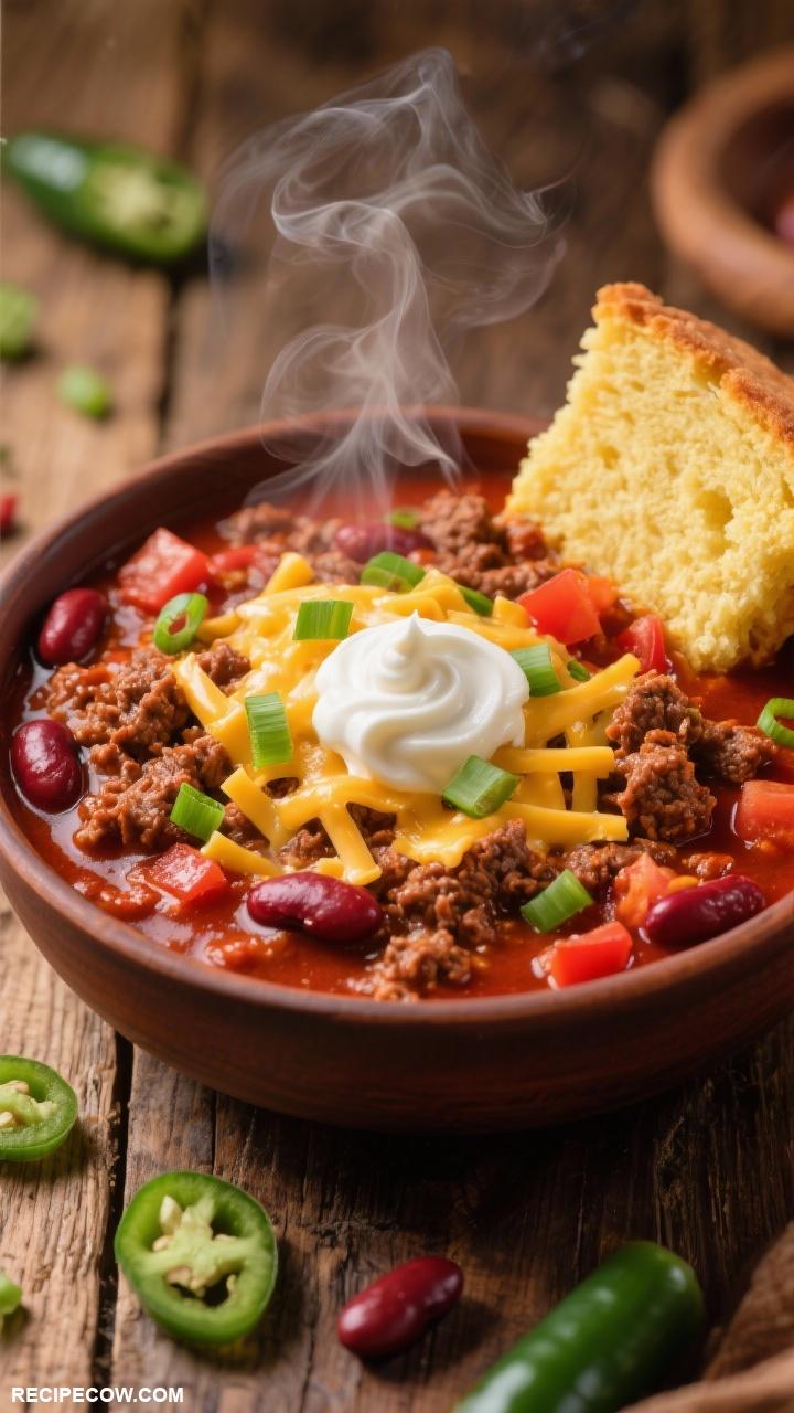ground beef recipes Spicy Beef Chili Recipe