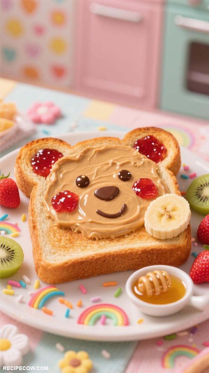 kawaii cooking Delightful Bear Shaped Toast