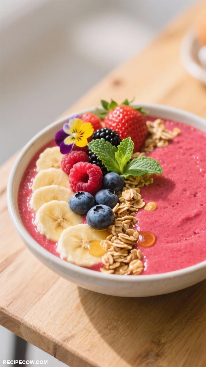 kid friendly desserts Berry Smoothie Bowls