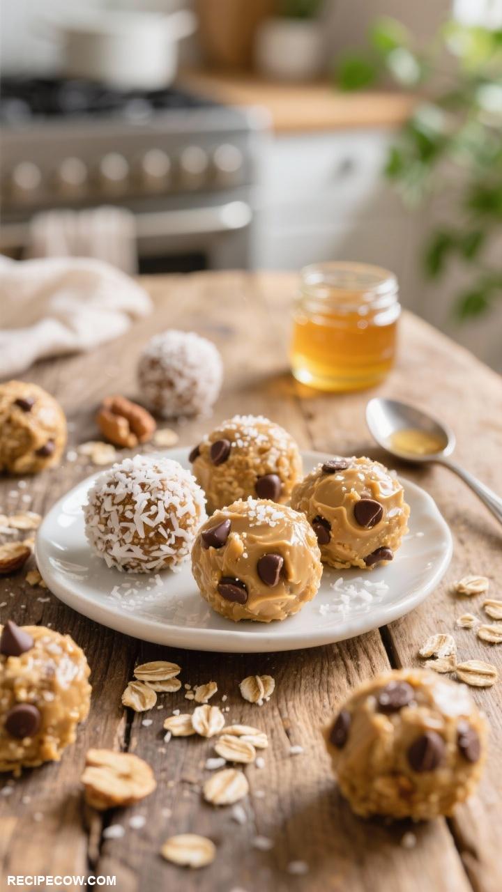 kid friendly desserts Peanut Butter Energy Bites