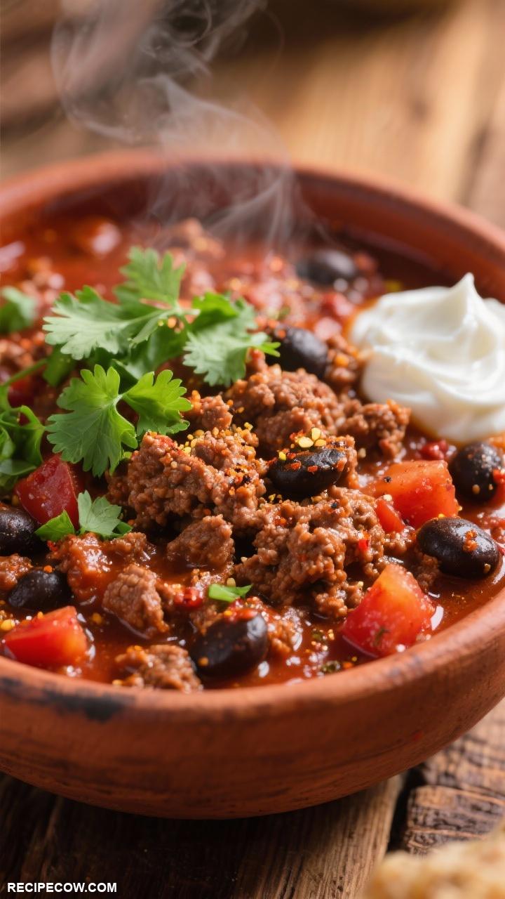 mexican ground beef recipes Chili Con Carne with Ground Beef