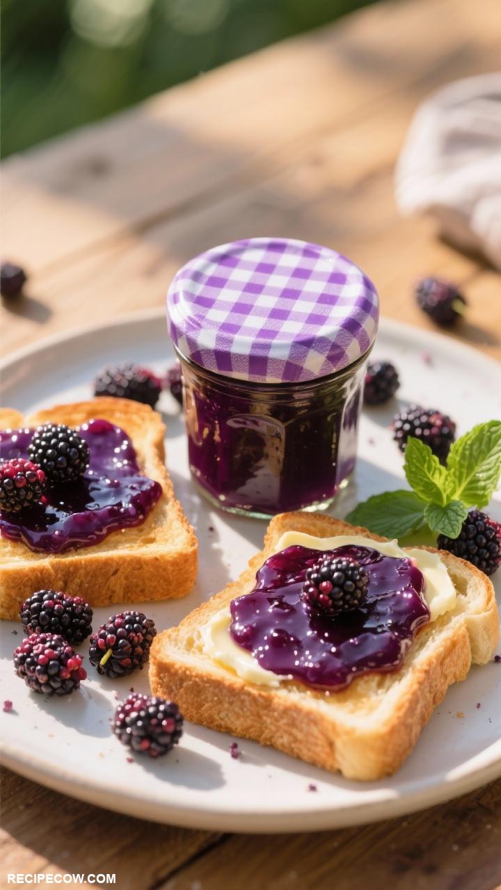 mulberry recipes Mulberry Jam for Toasts