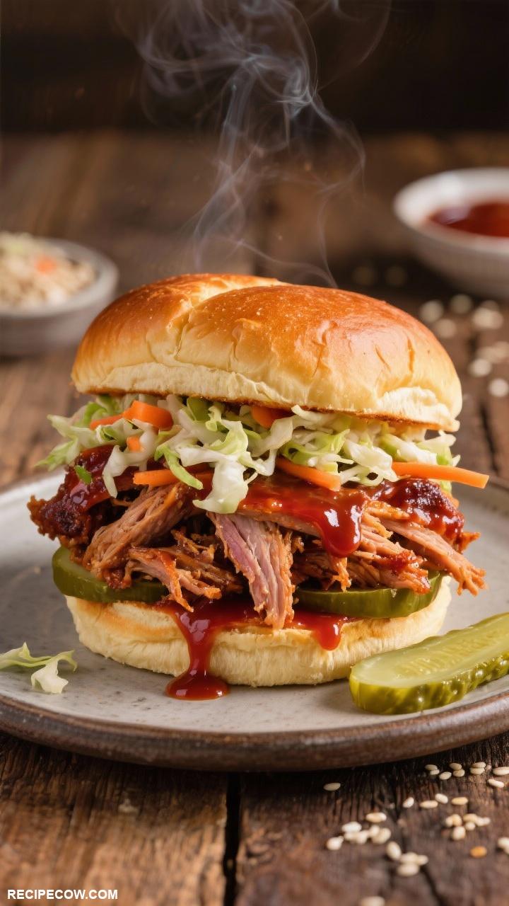 pressure cooker recipes Barbecue Pulled Pork Sandwiches