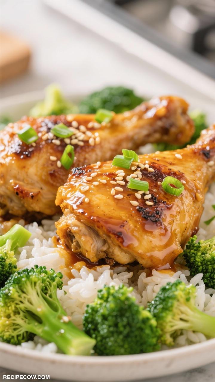 pressure cooker recipes Honey Garlic Chicken Thighs