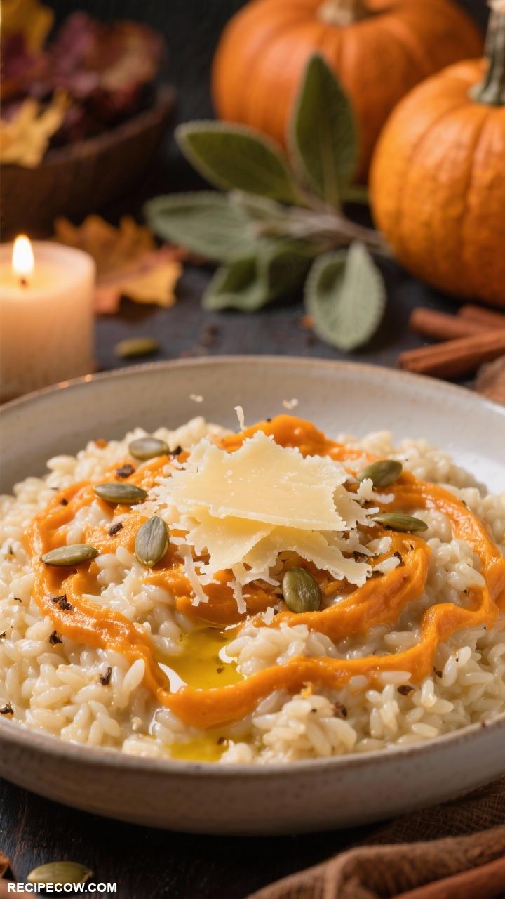 pressure cooker recipes Rich Pumpkin Spice Risotto