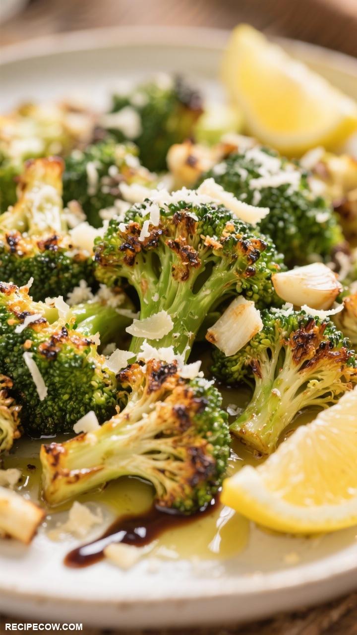 quick sides Garlic Parmesan Roasted Broccoli