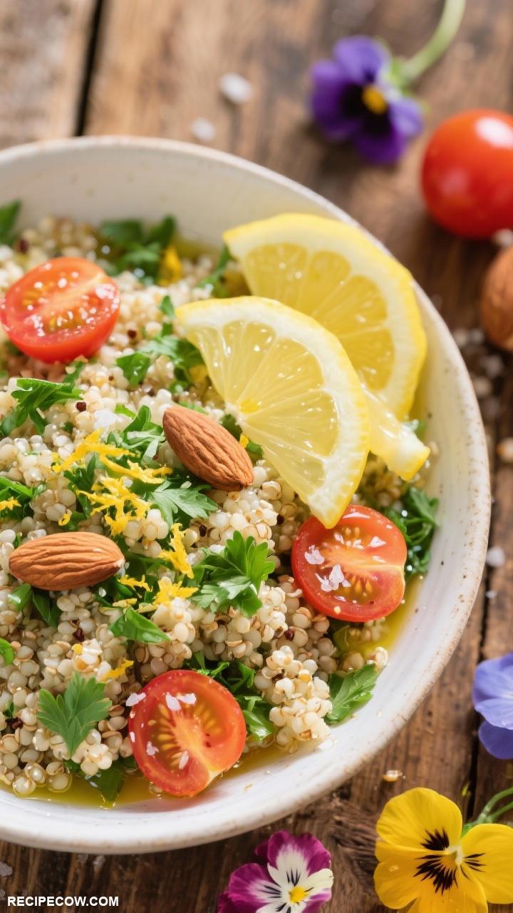 quick sides Lemon Herb Quinoa