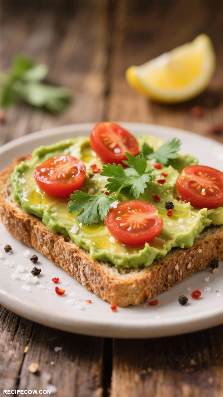 quick sides Zesty Avocado Toast