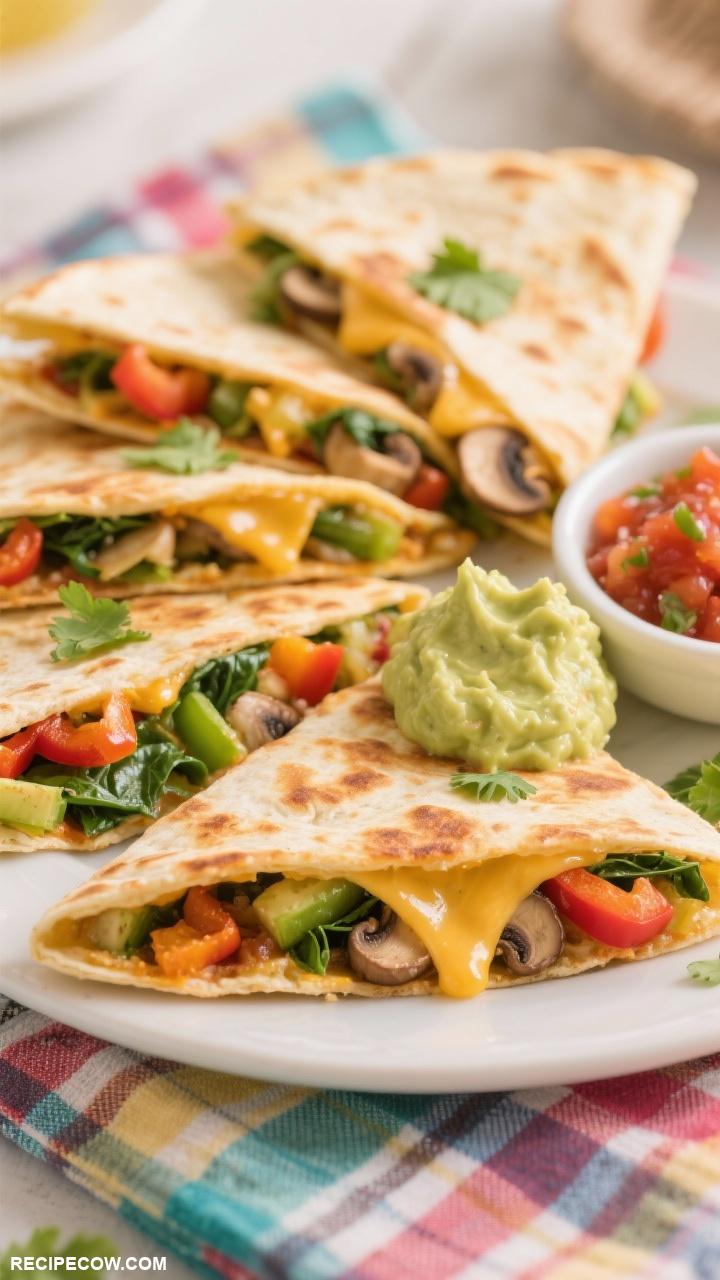 school lunch ideas Veggie Packed Quesadillas