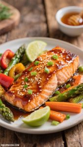 sheet pan dinners Honey Soy Glazed Salmon