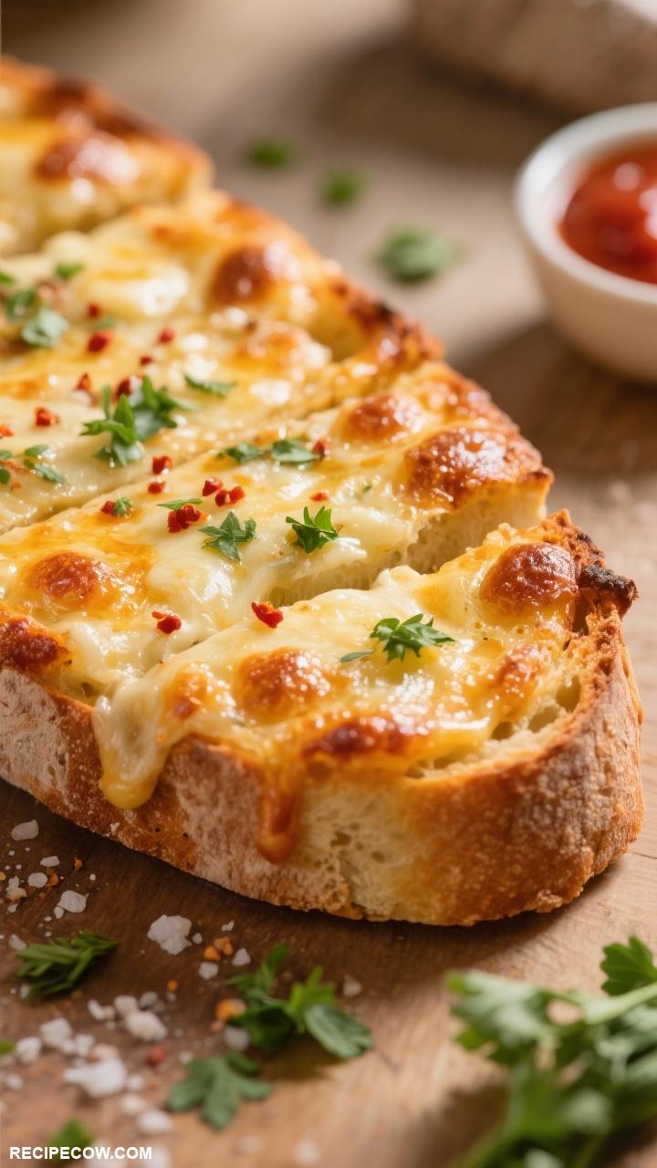 toaster oven recipes Cheesy Garlic Bread