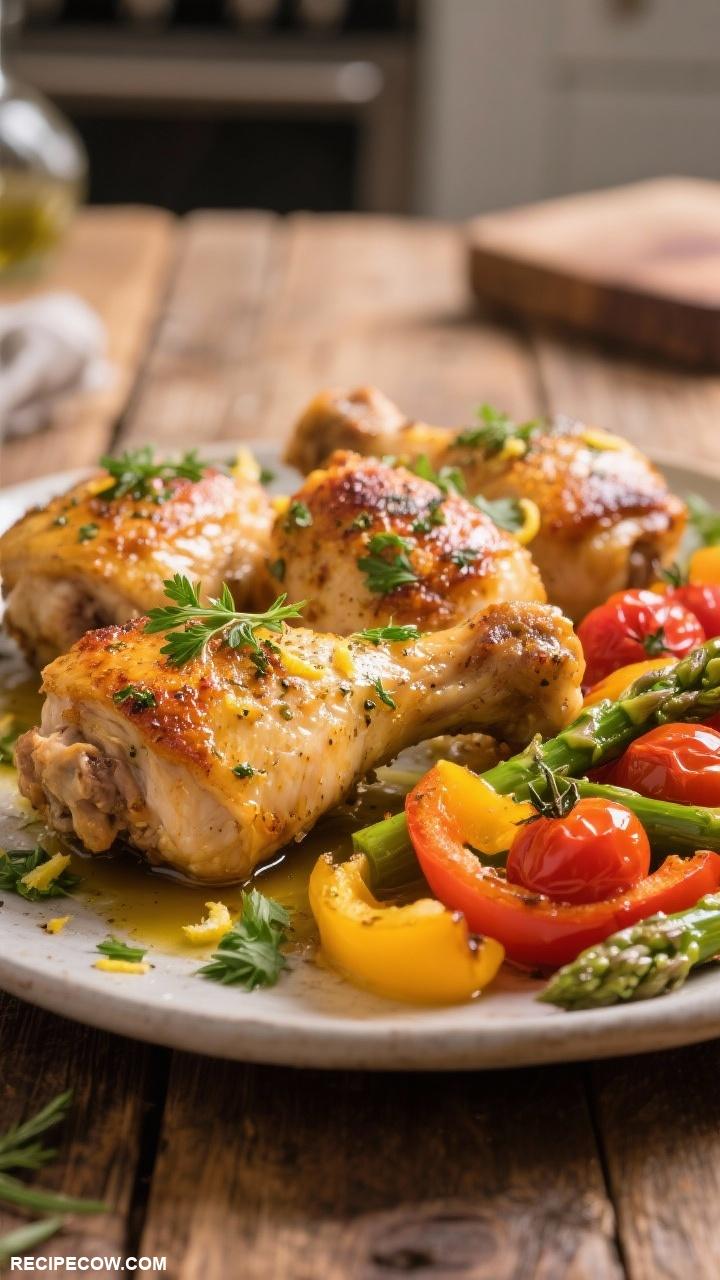 toaster oven recipes Herbed Chicken Thighs