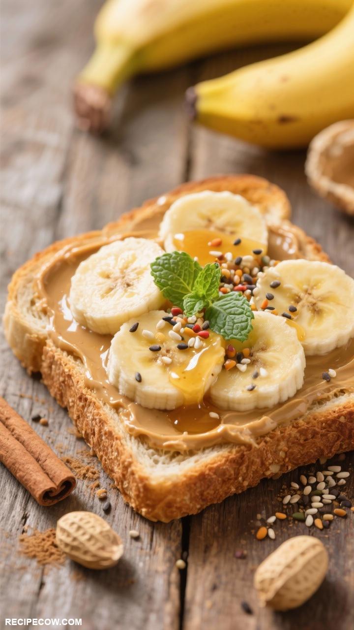 toddler breakfast ideas Peanut Butter Banana Toast