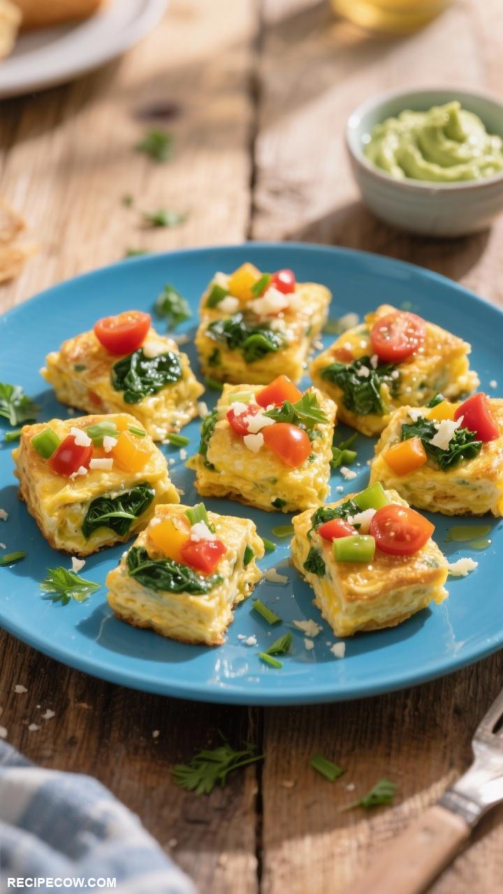 toddler breakfast ideas Veggie Omelette Bites