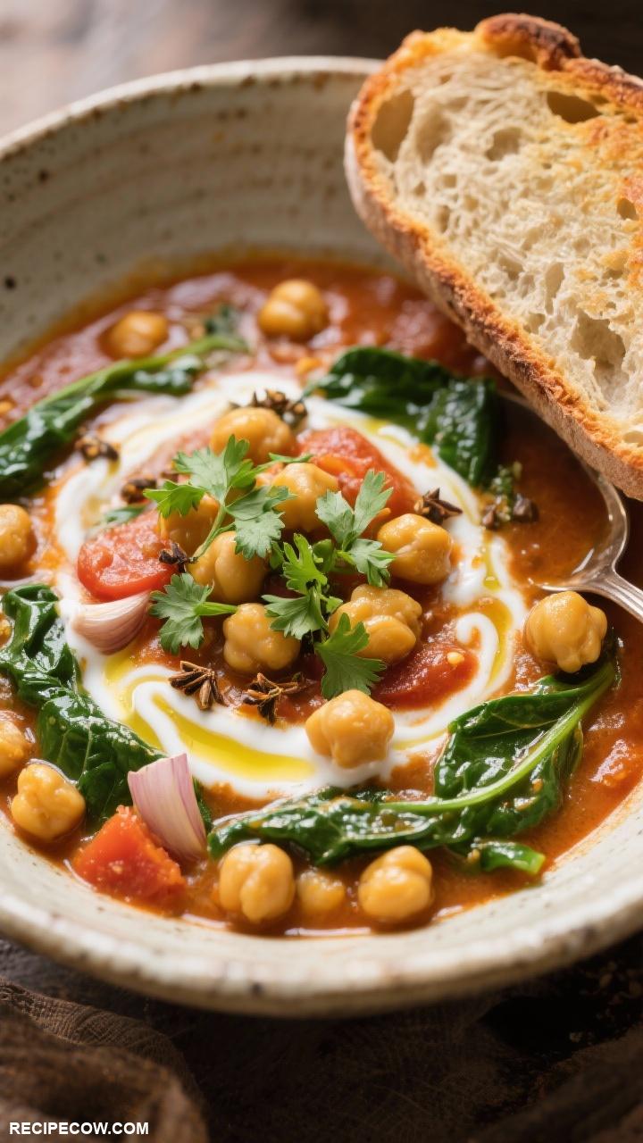 work lunch recipes Chickpea and Spinach Stew