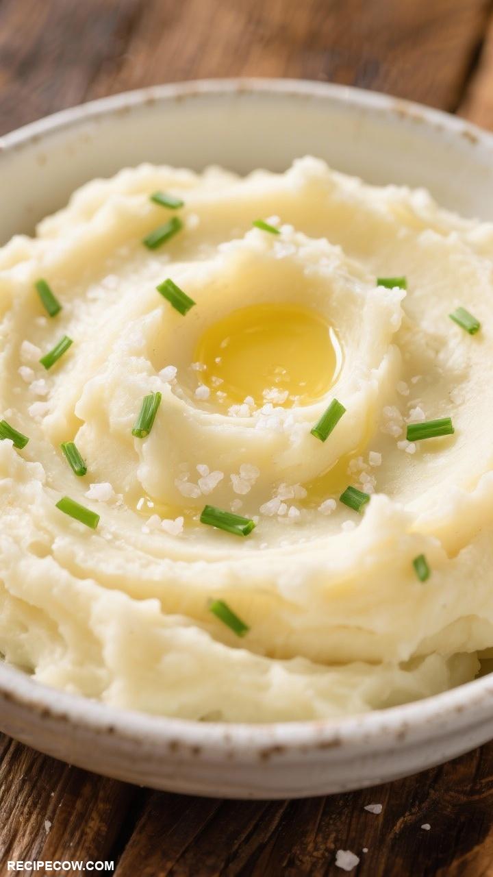 Simple side dishes Creamy Mashed Potatoes with Chives