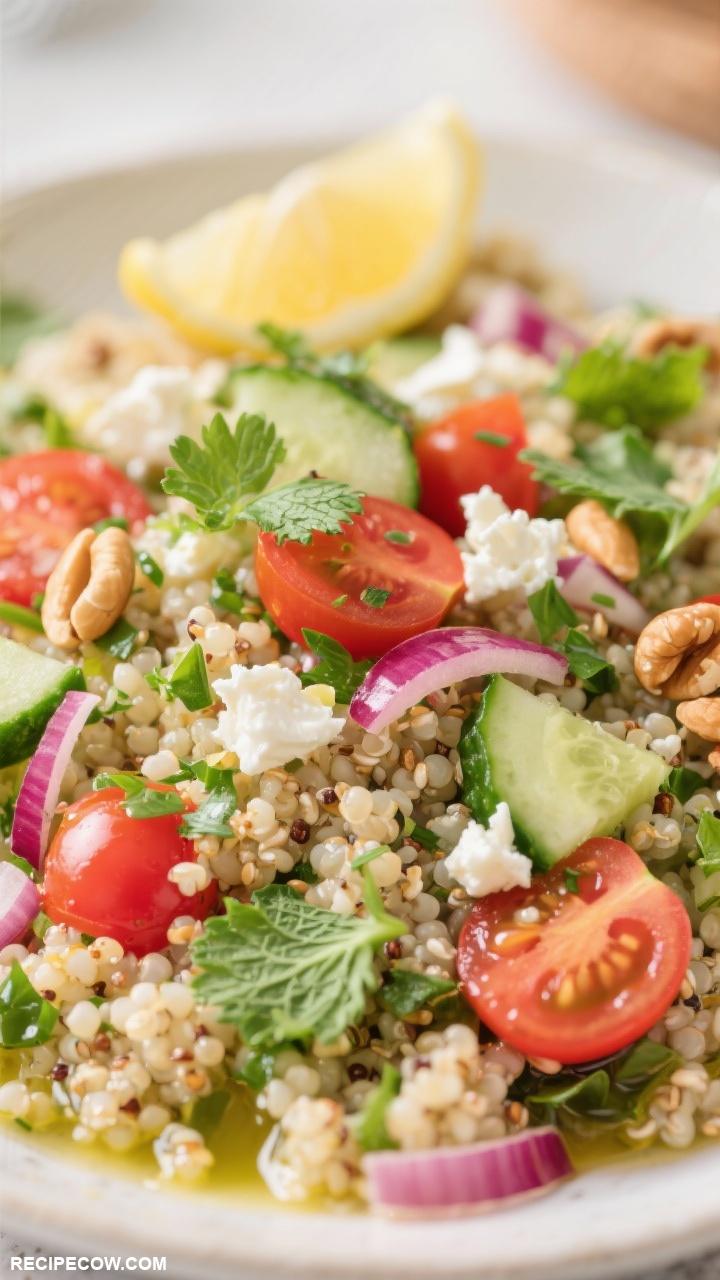 Simple side dishes Herb Infused Quinoa Salad
