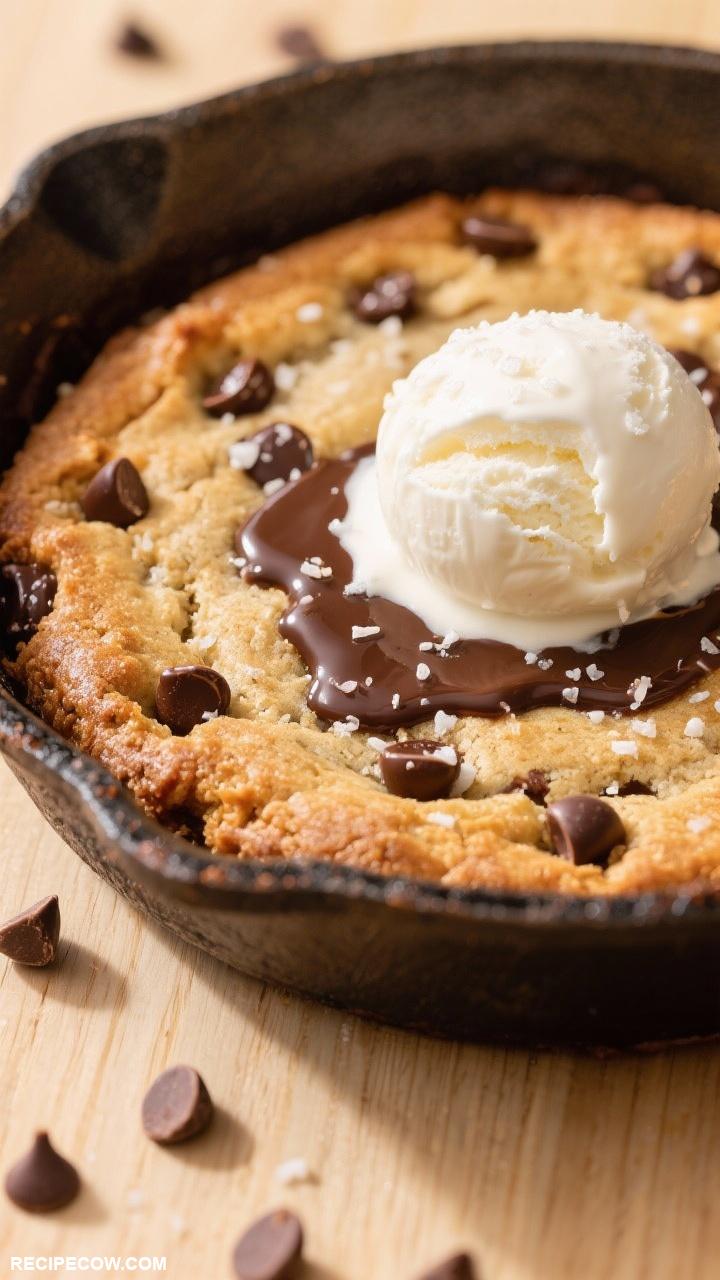 cast iron skillet recipes Chocolate Chip Skillet Cookie