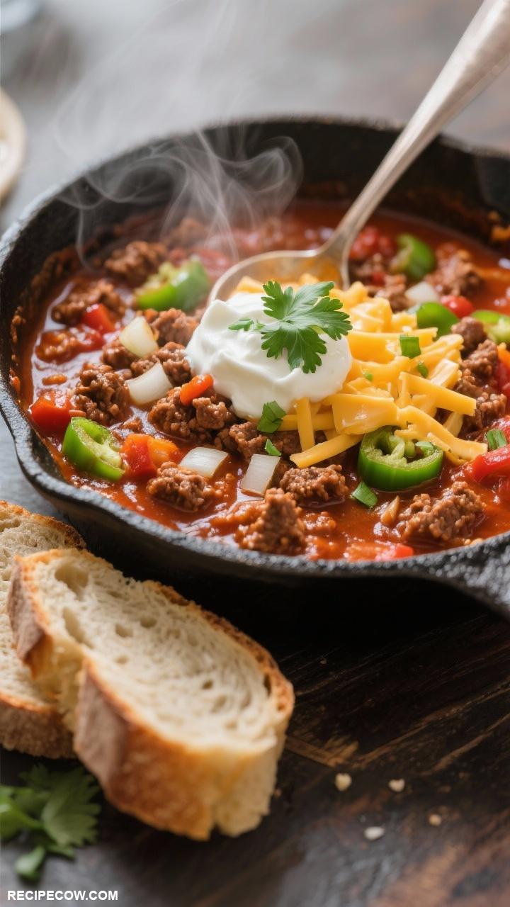 cast iron skillet recipes Classic Beef Chili