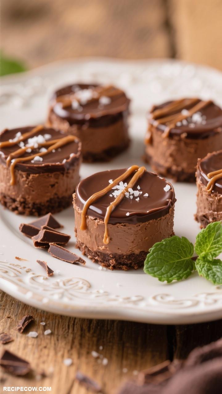 chocolate dessert recipes Chocolate Cheesecake Bites