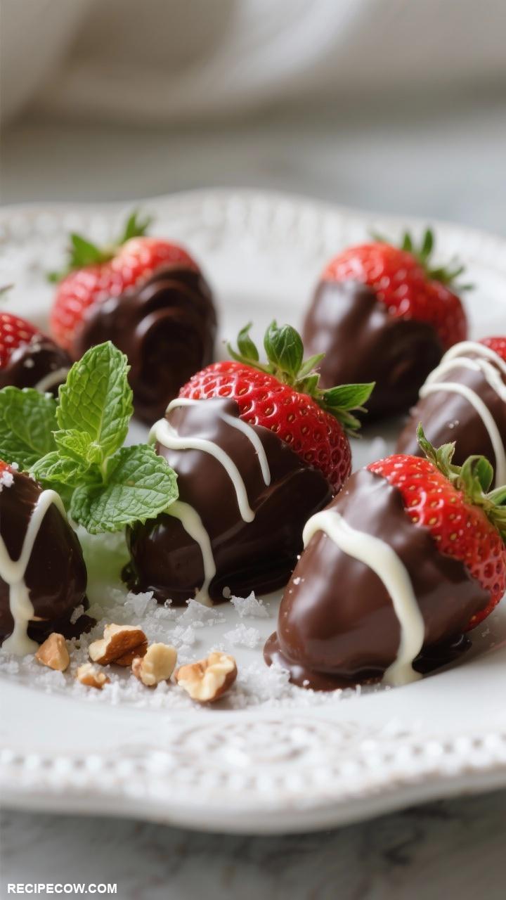 chocolate dessert recipes Chocolate Dipped Strawberries
