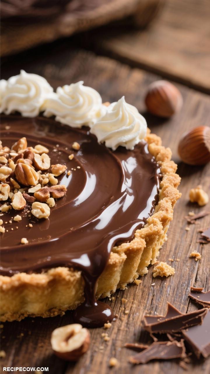 chocolate dessert recipes Chocolate Hazelnut Tart