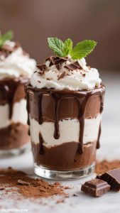 chocolate dessert recipes Chocolate Pudding Parfaits