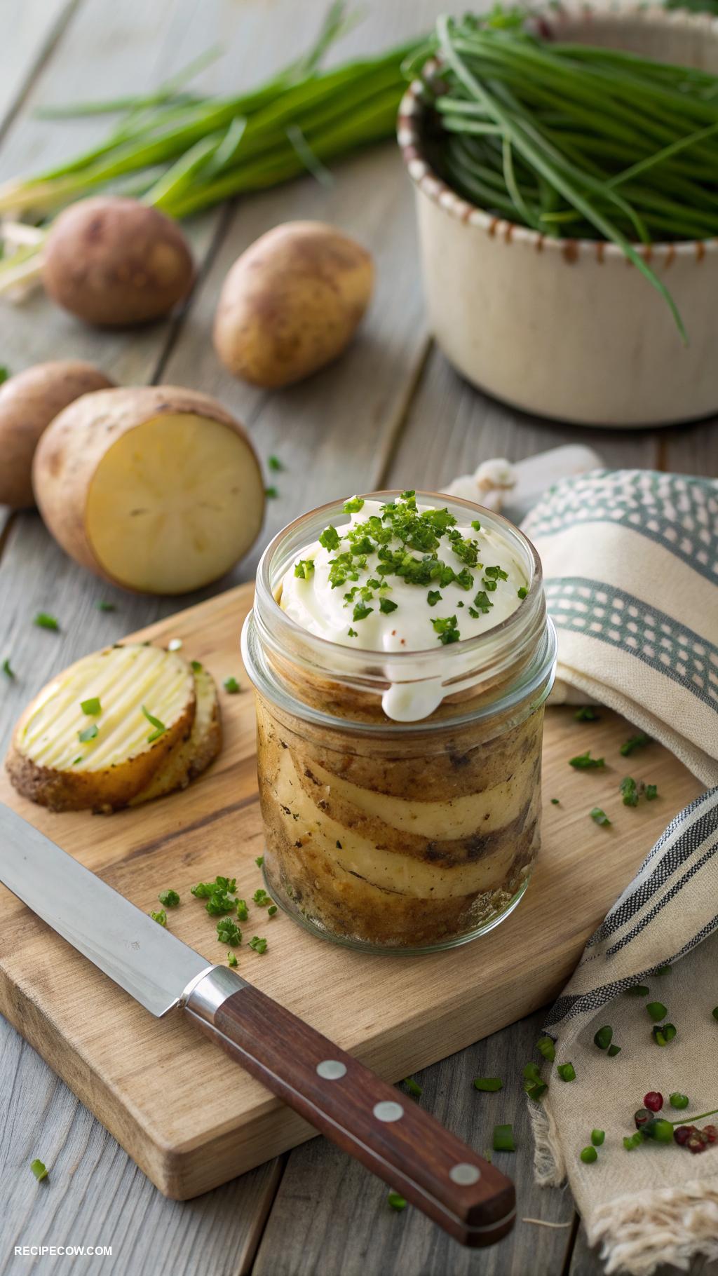 Baked Potato in a Jar