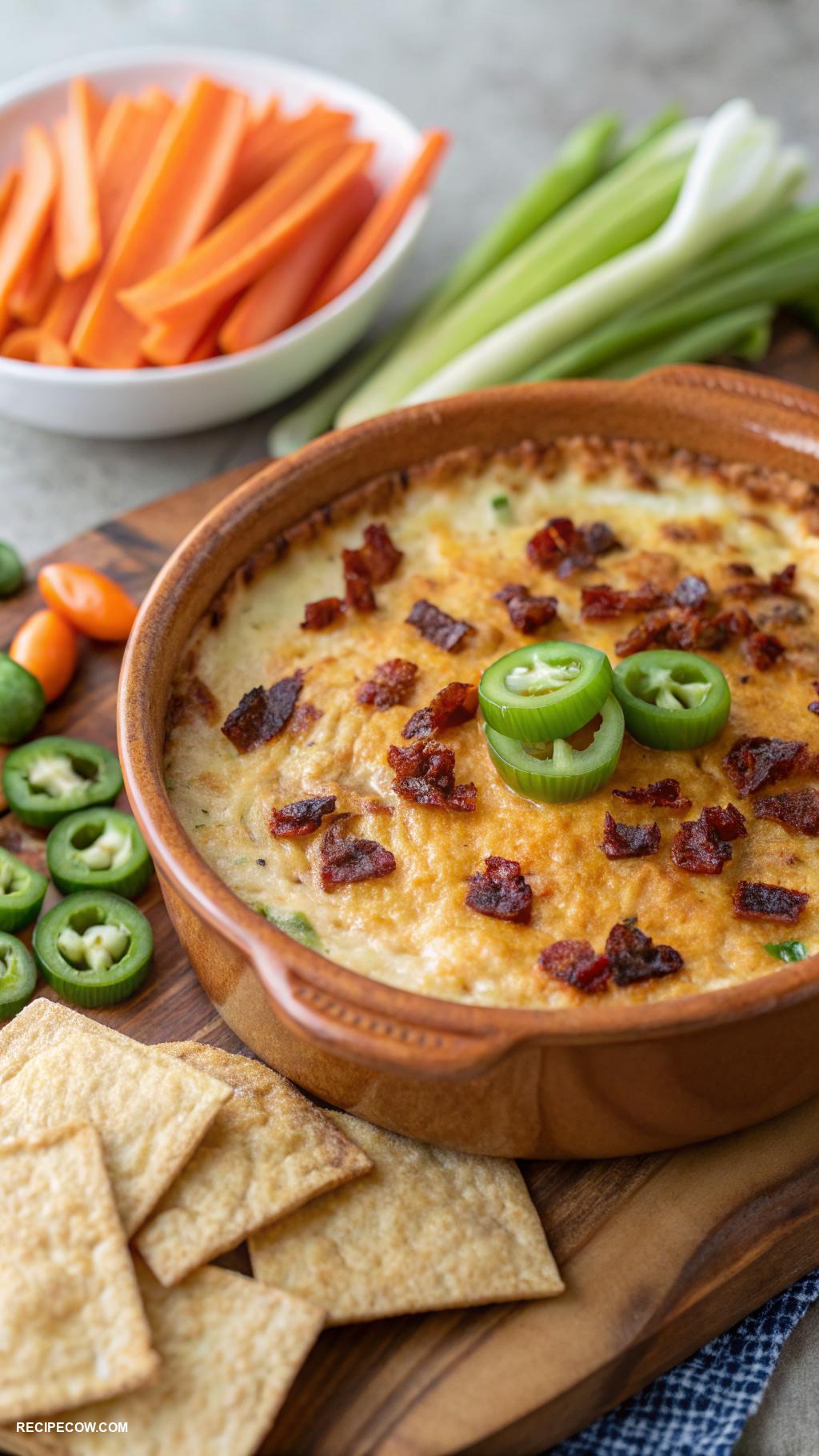 Appetizer dips Sweet and spicy jalapeyo popper dip