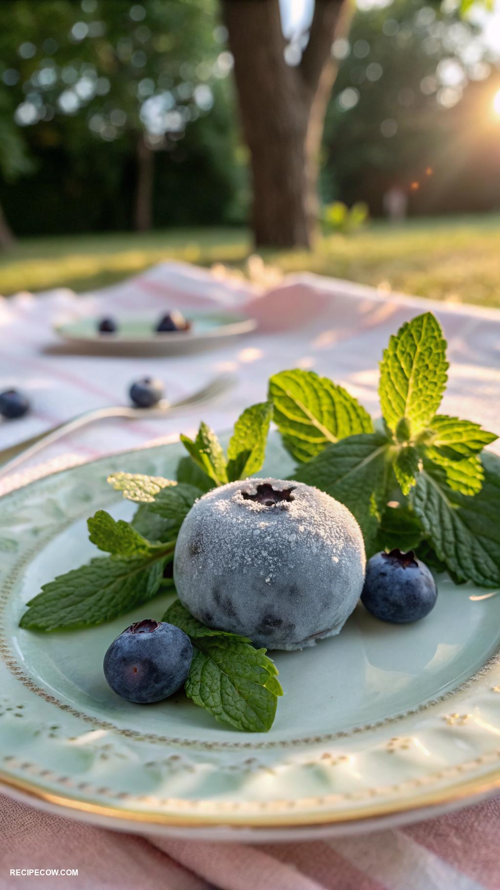 blueberry recipes Frozen blueberries as a summer snack
