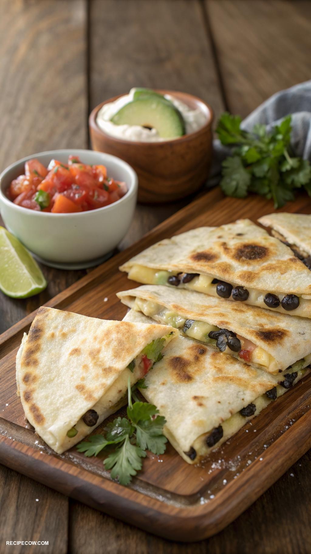 budget friendly lunch ideas Quesadillas with cheese and beans