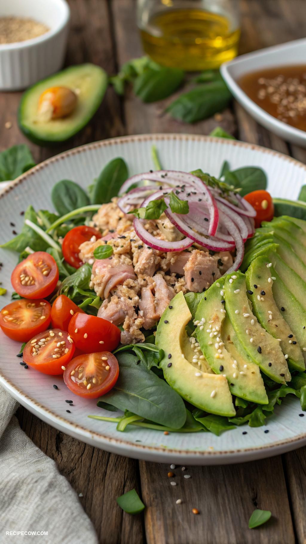 budget friendly lunch ideas Tuna salad with mixed greens