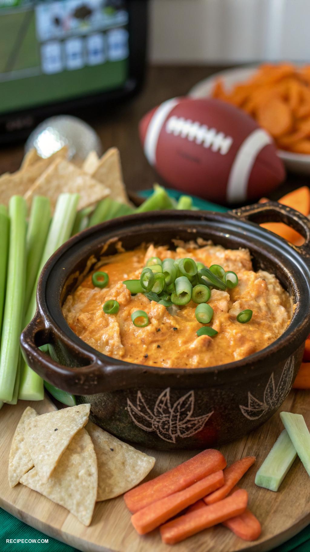 crockpot chicken recipes Buffalo chicken dip for game day snacking
