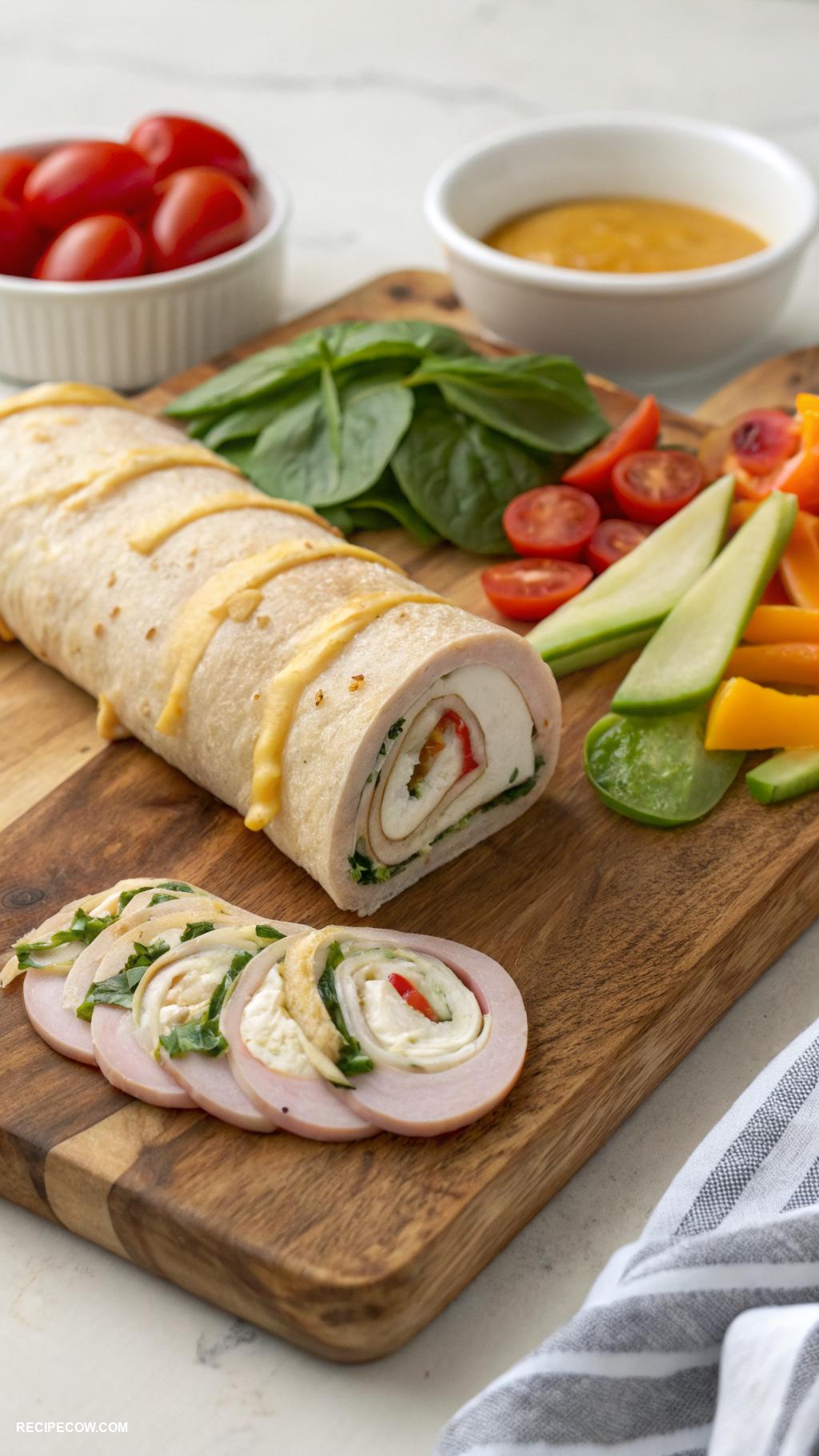 low carb lunch ideas Turkey and cheese roll ups