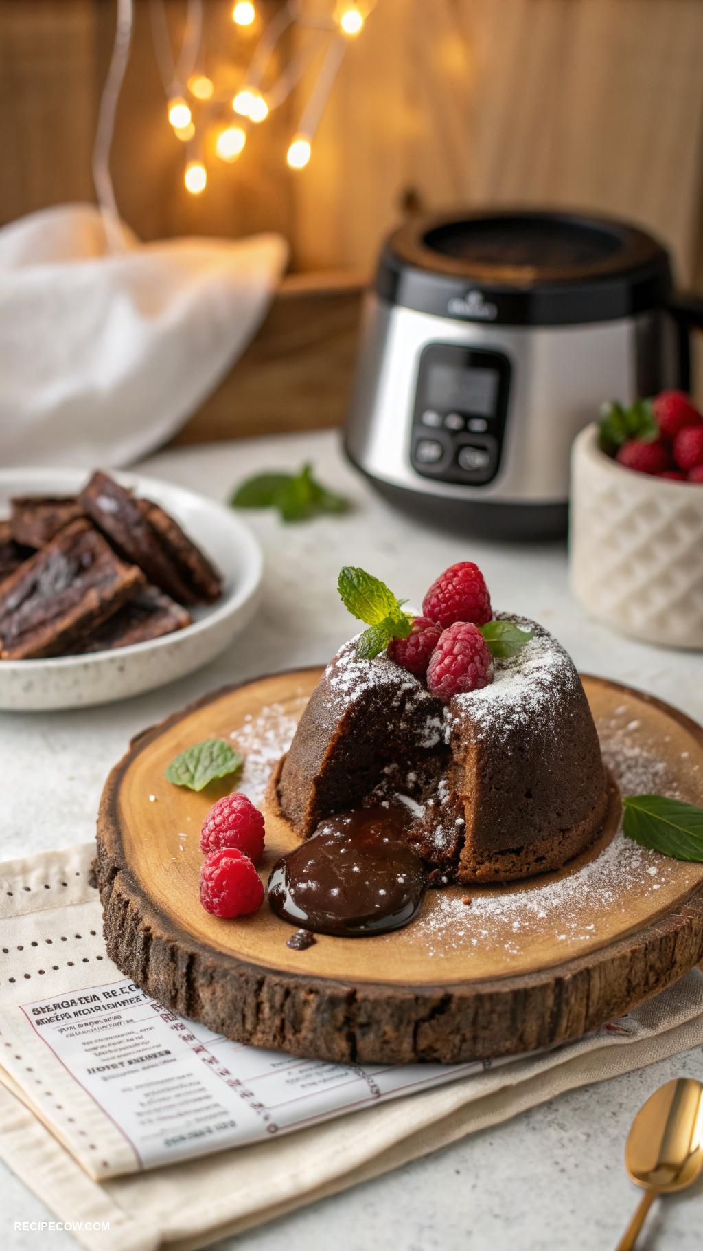ninja foodie recipes Chocolate lava cake